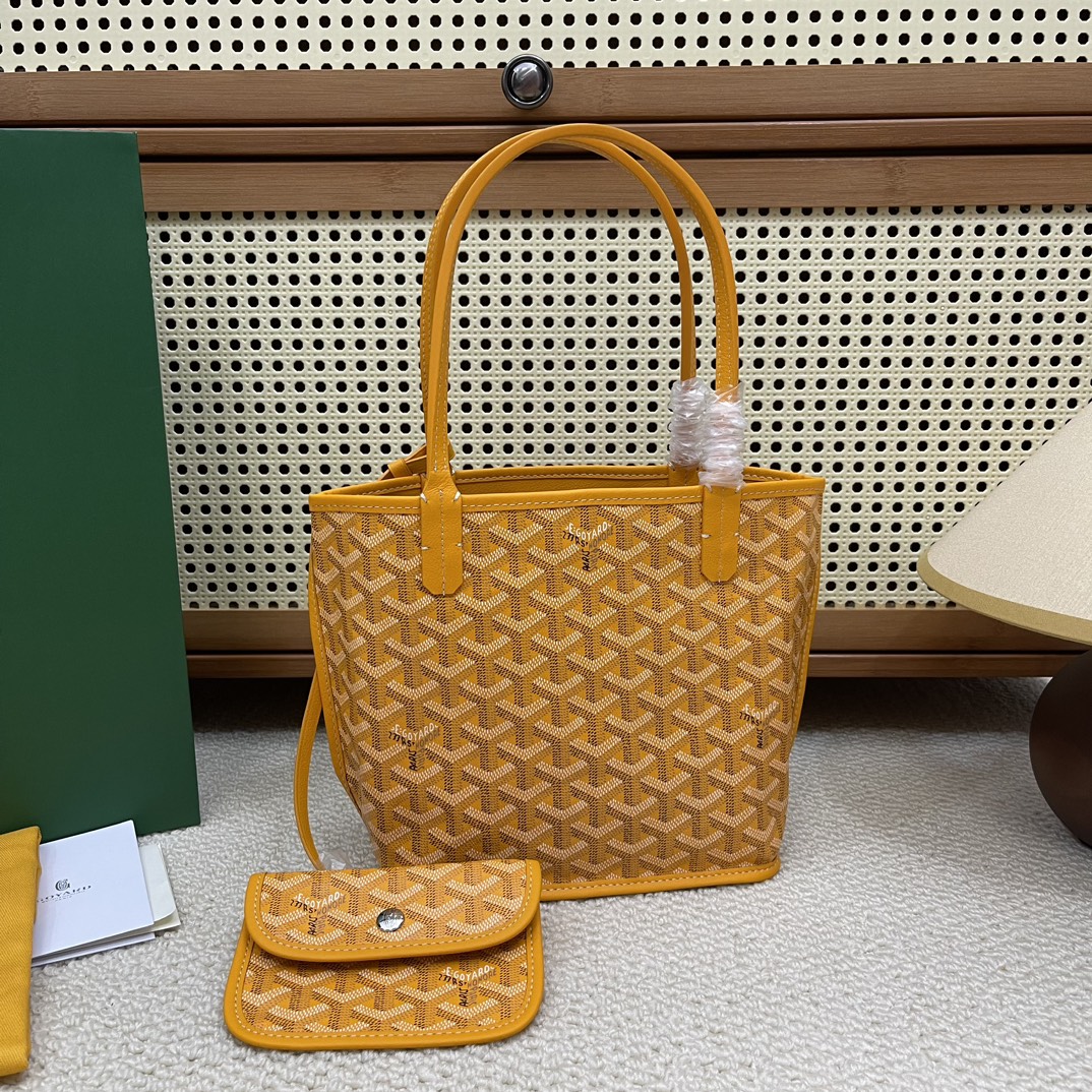 Double-sided Mini Shopping Bag Yellow
