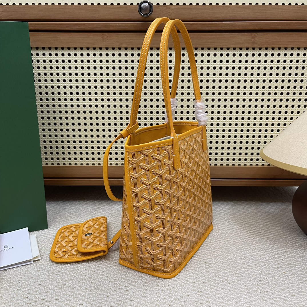Double-sided Mini Shopping Bag Yellow