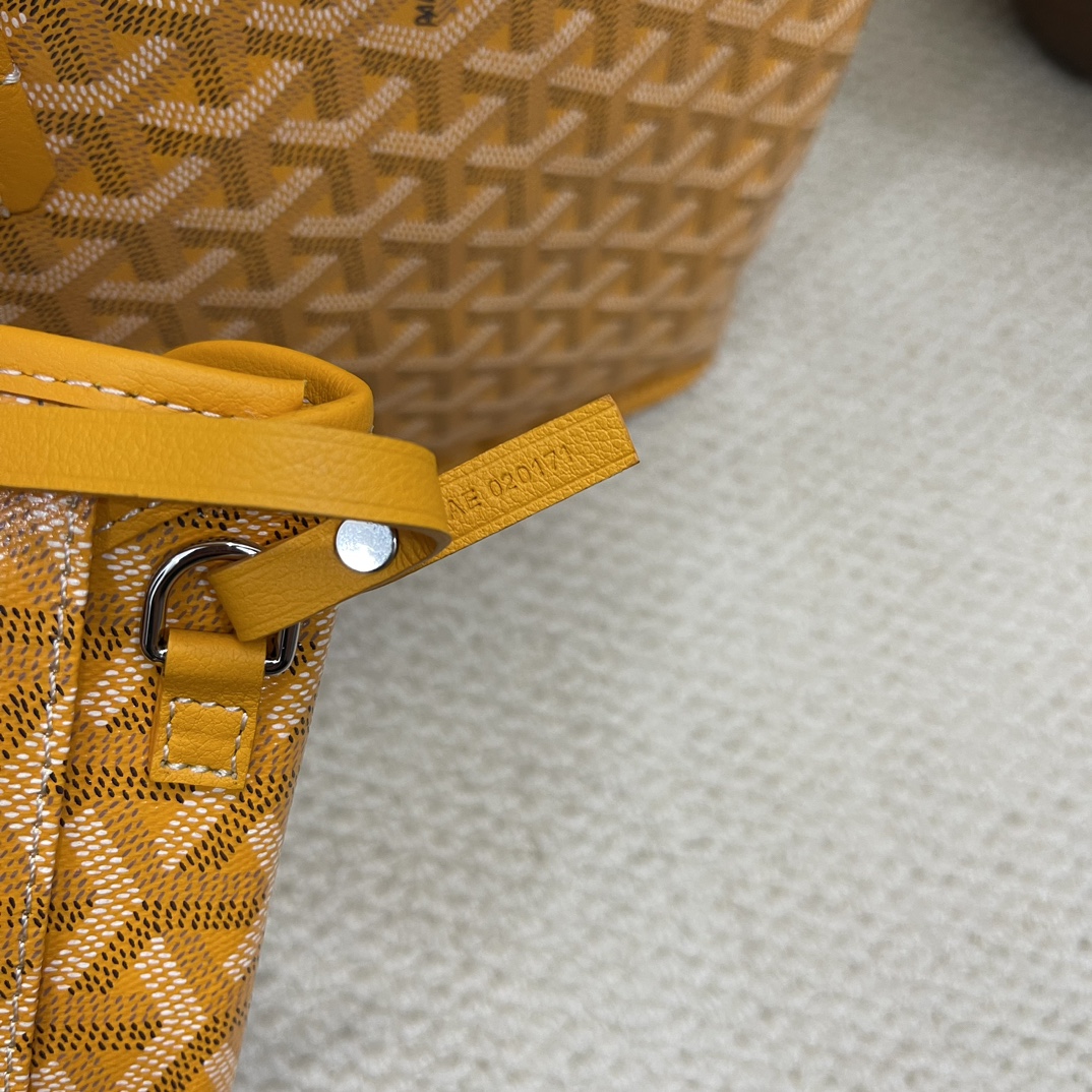 Double-sided Mini Shopping Bag Yellow