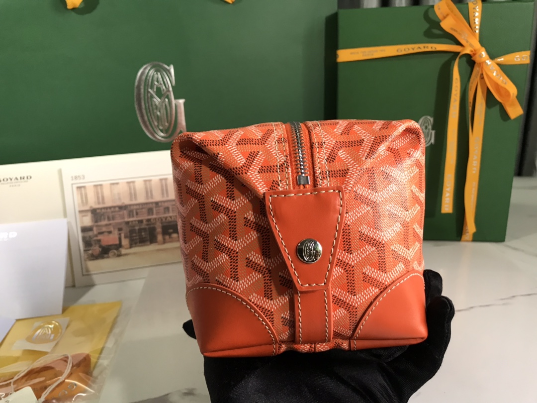 Goyard Cosmetic Bag Orange