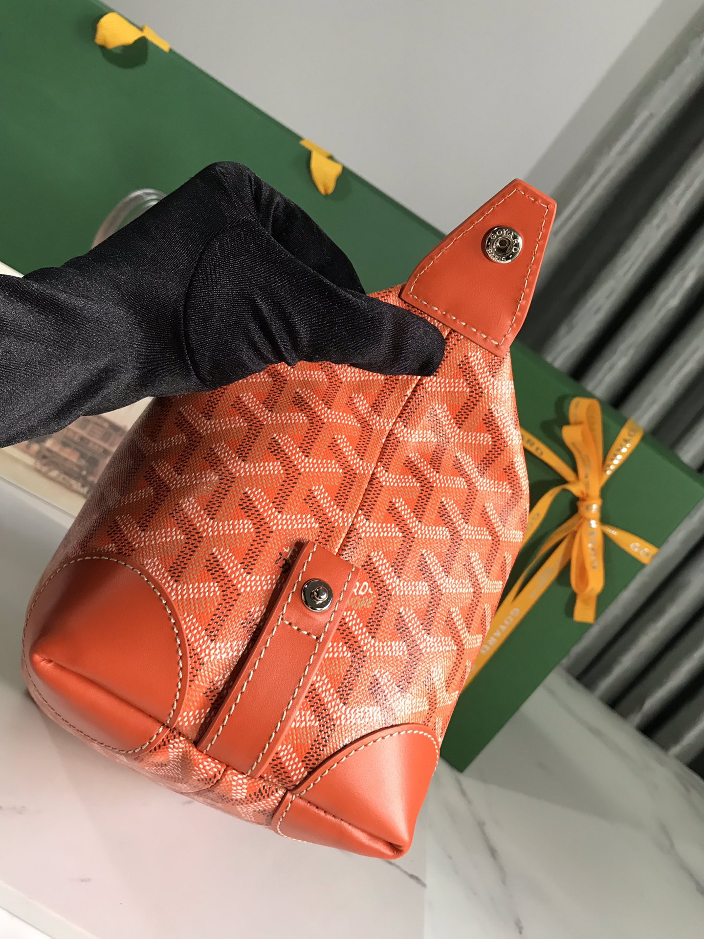Goyard Cosmetic Bag Orange