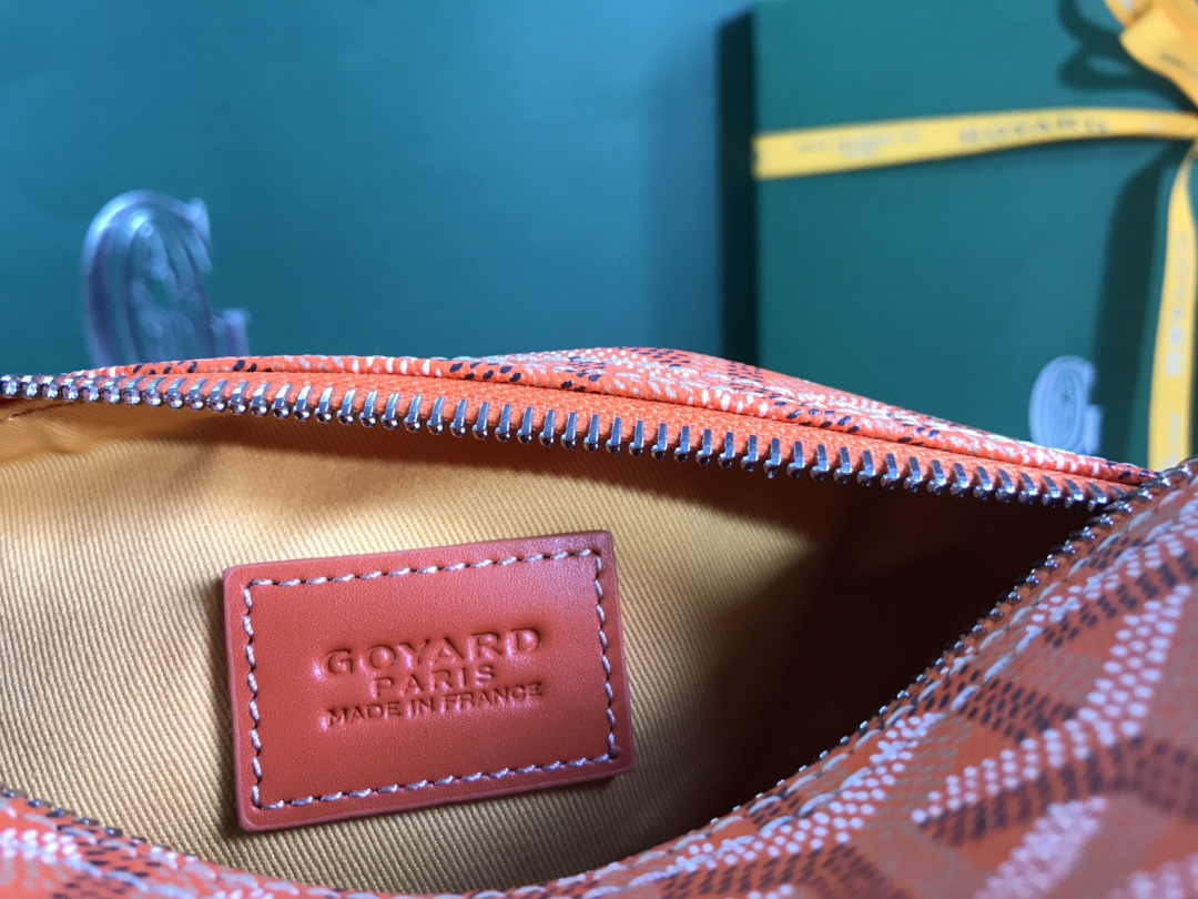 Goyard Cosmetic Bag Orange
