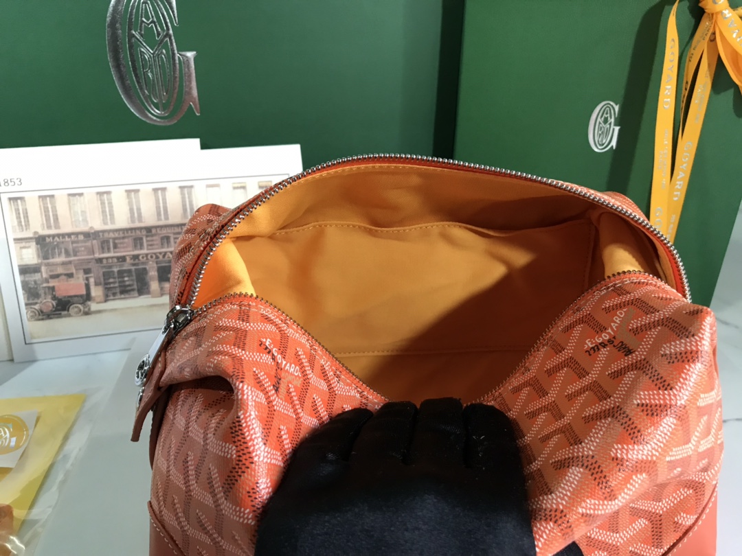 Goyard Cosmetic Bag Orange
