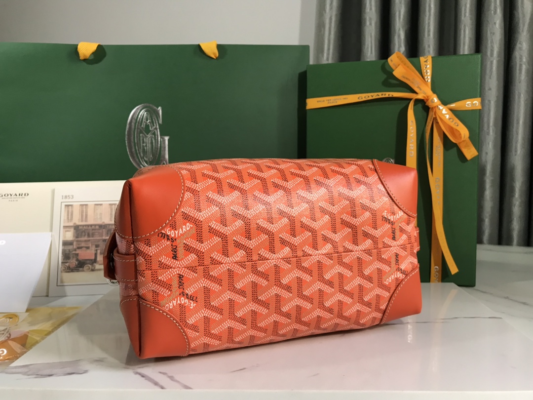 Goyard Cosmetic Bag Orange