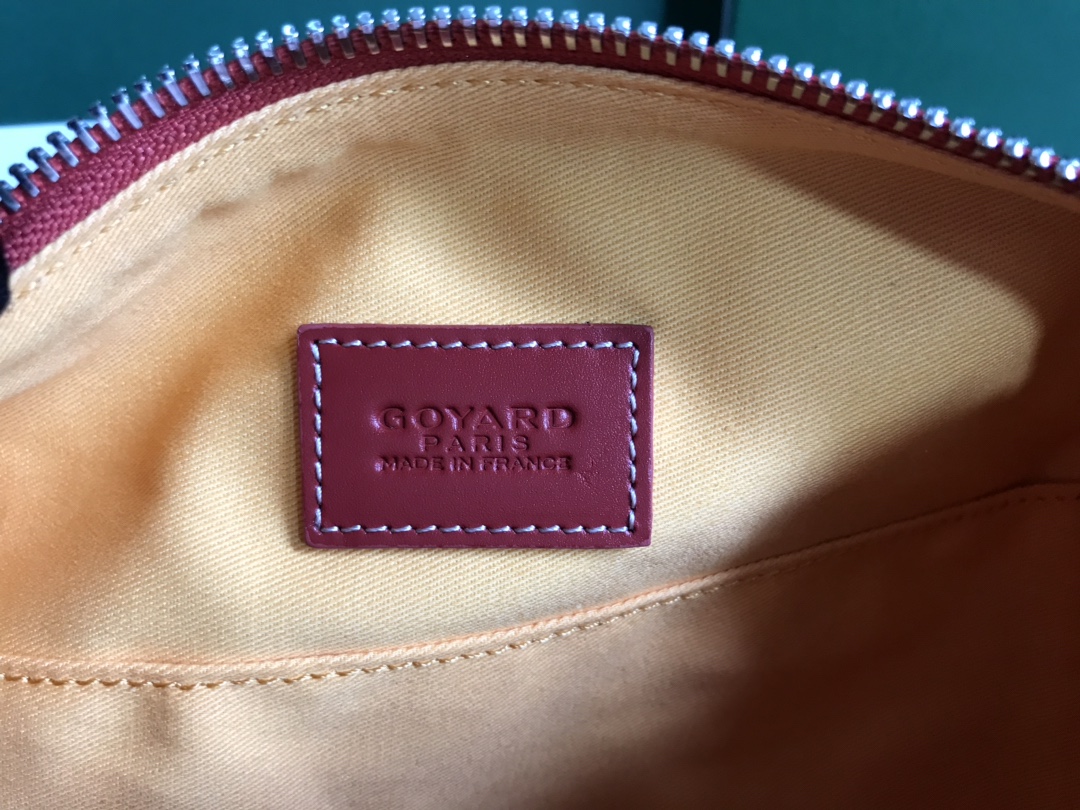 Goyard Cosmetic Bag Red