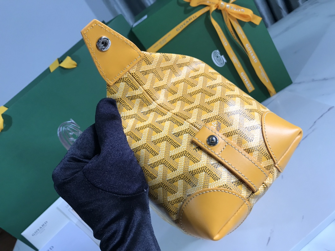 Goyard Cosmetic Bag Yellow