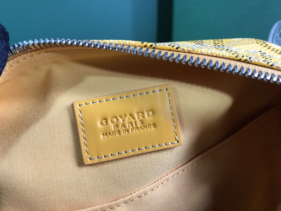 Goyard Cosmetic Bag Yellow
