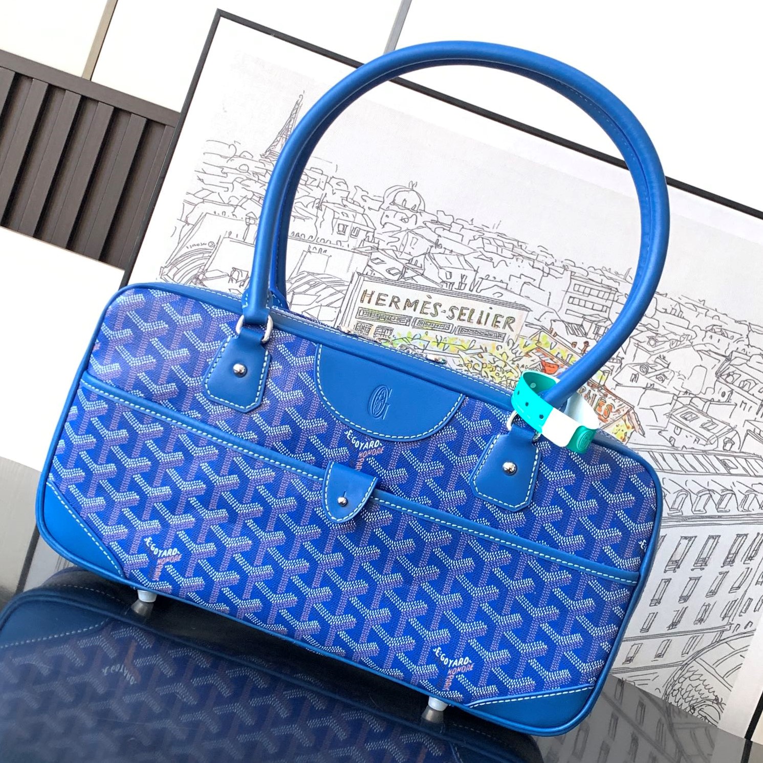 Goyard Vintage Bag Blue