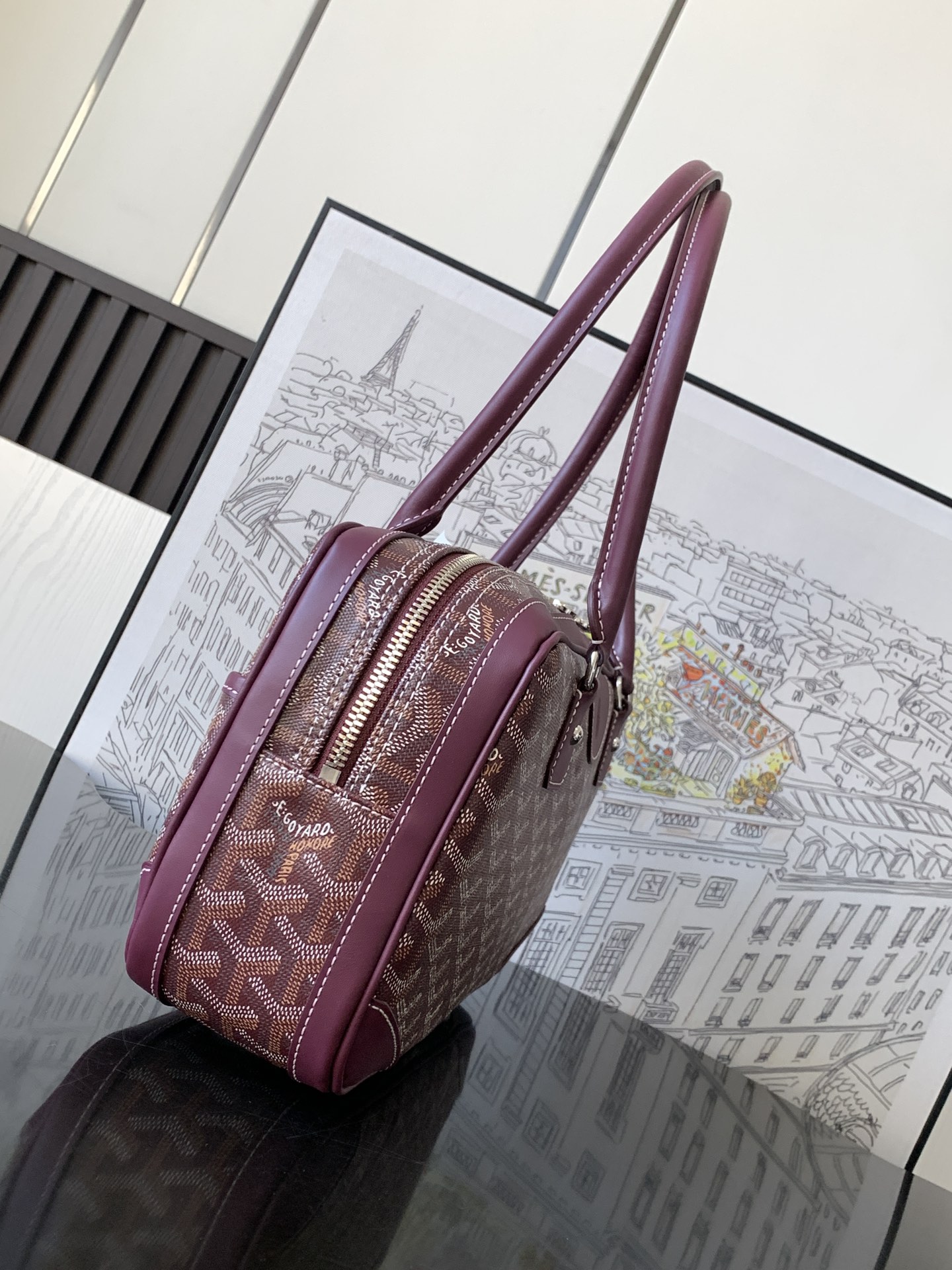 Goyard Vintage Bag Dark Red