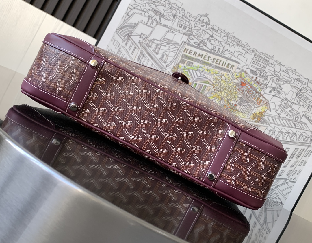Goyard Vintage Bag Dark Red