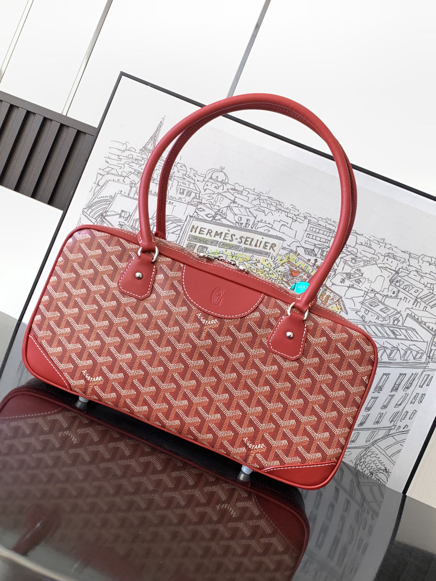 Goyard Vintage Bag Red