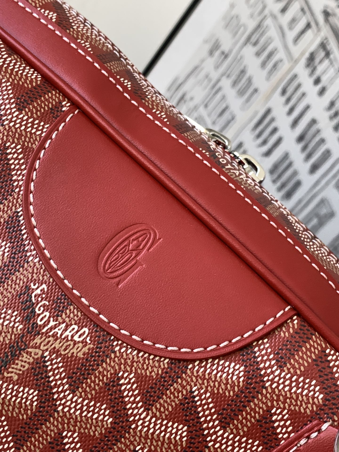 Goyard Vintage Bag Red