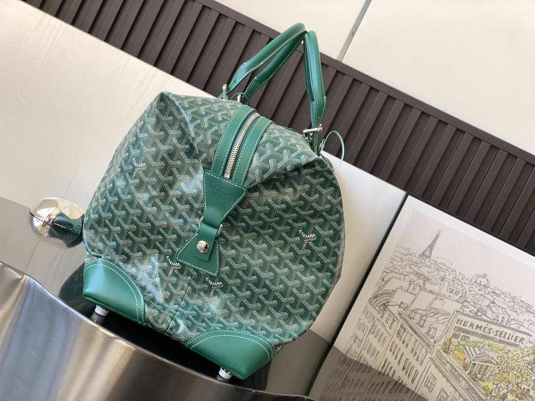 Goyard Luggage Bag Green