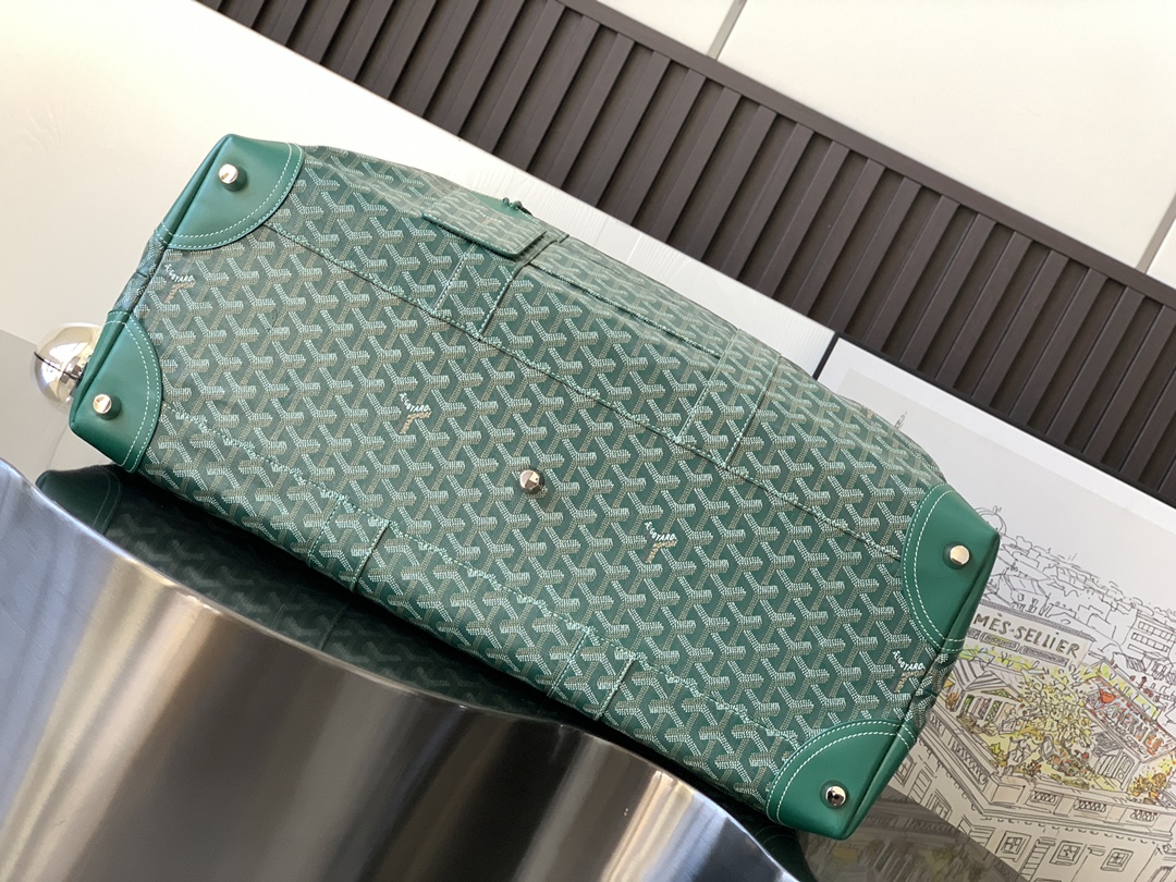 Goyard Luggage Bag Green