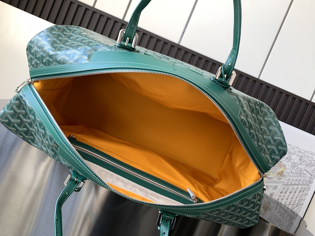 Goyard Luggage Bag Green