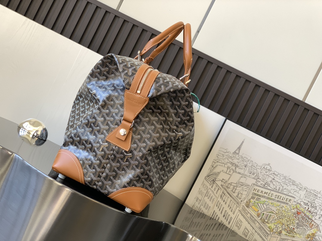 Goyard Luggage Bag Brown
