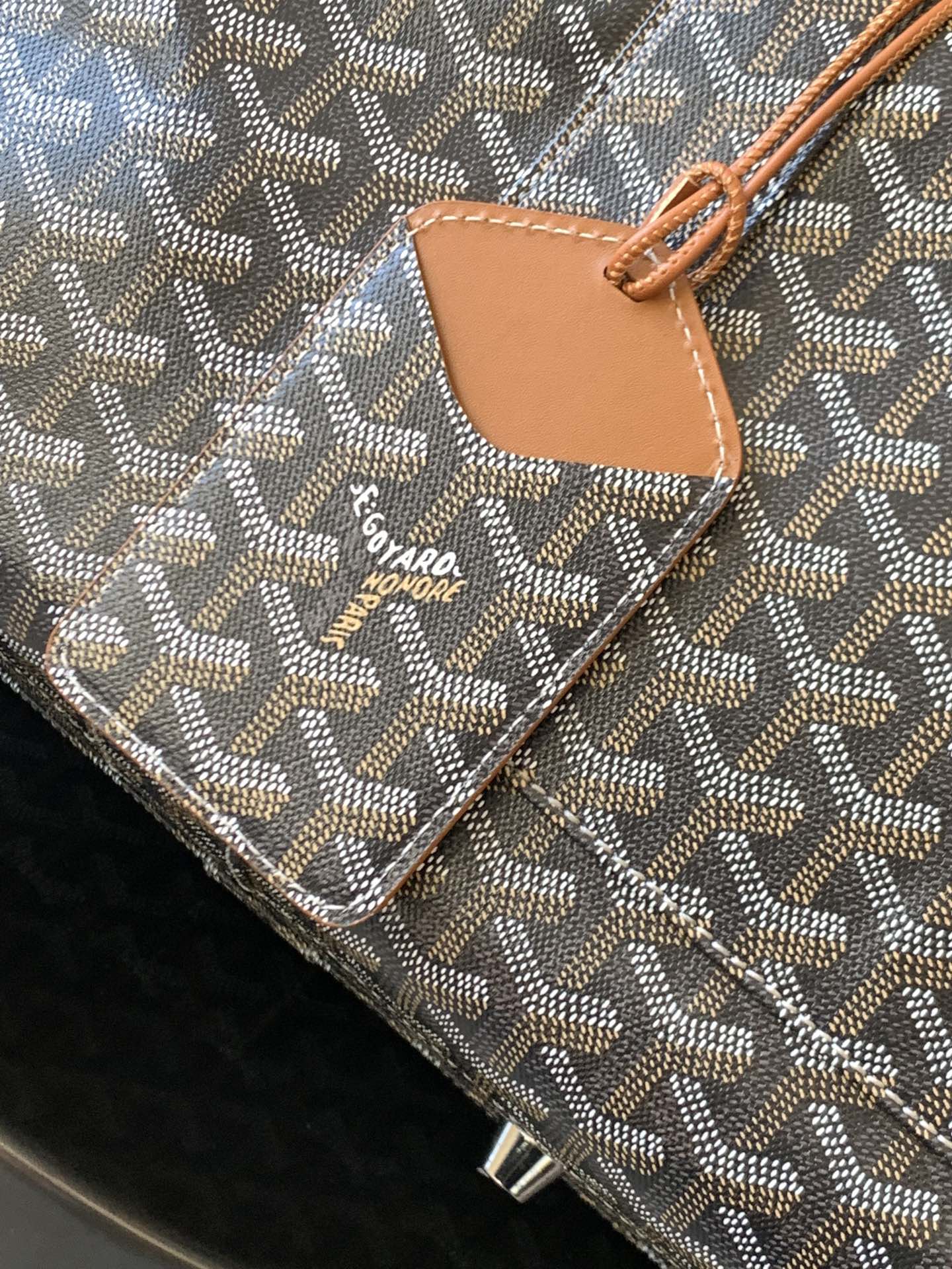 Goyard Luggage Bag Brown