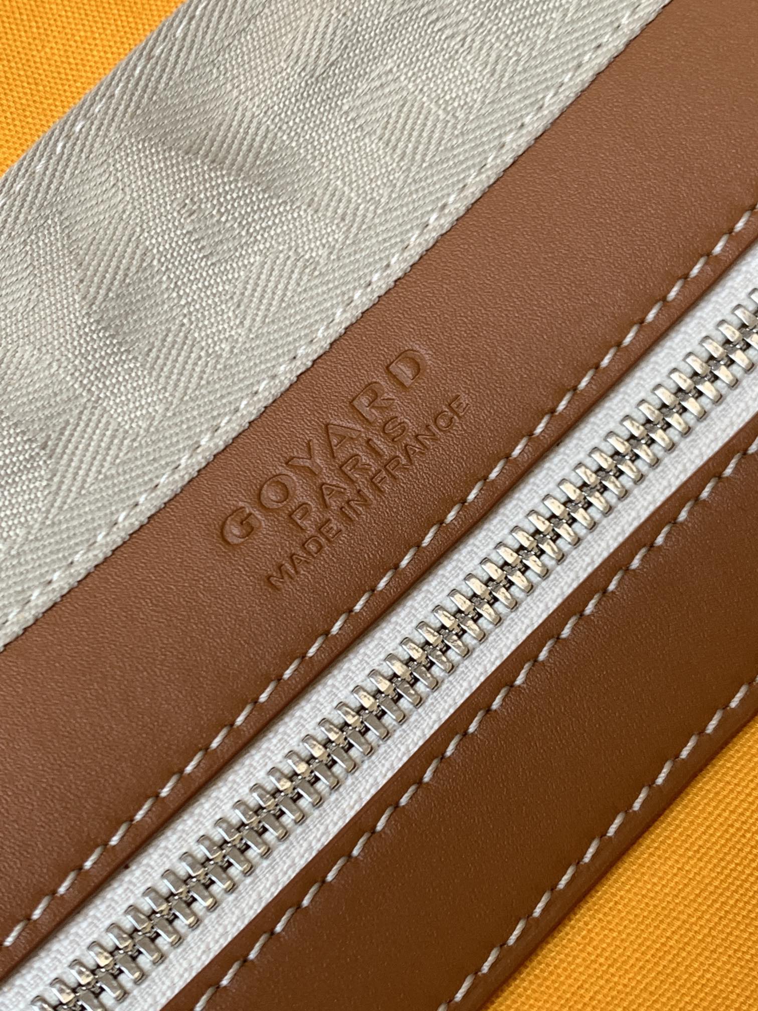 Goyard Luggage Bag Brown