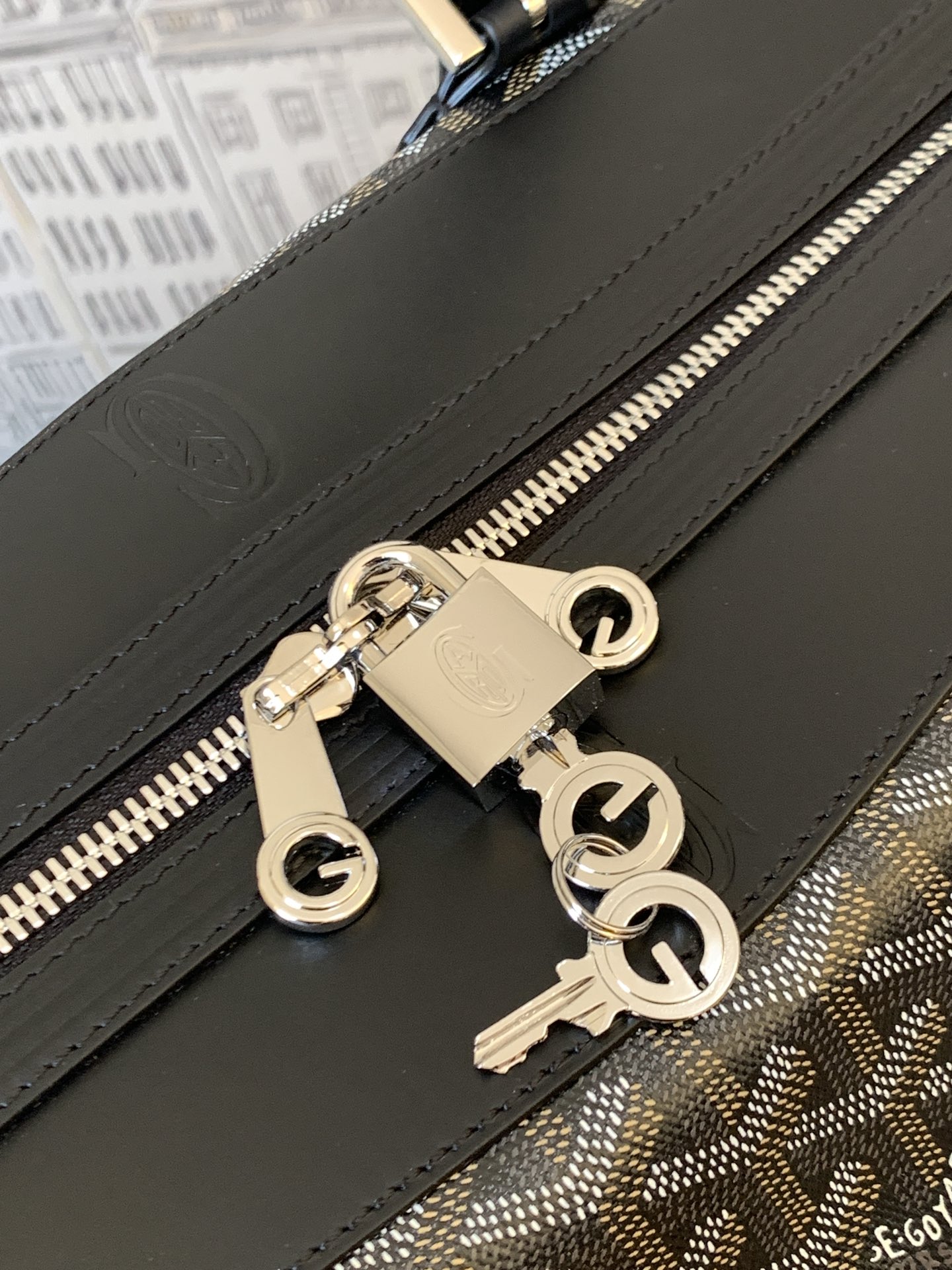 Goyard Luggage Bag Black
