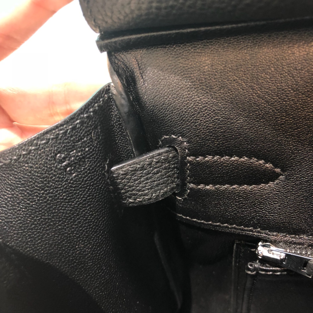 Epsom Bag Black and Silver