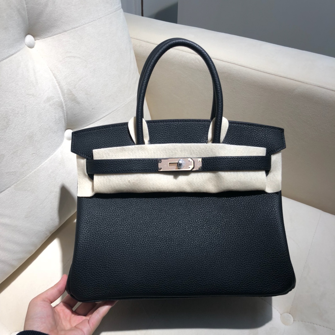 Epsom Bag Black and Silver