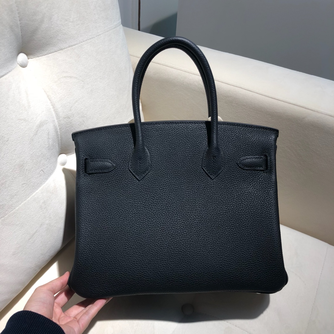 Epsom Bag Black and Silver