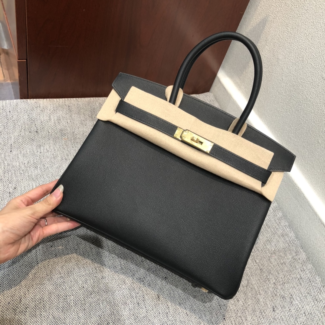 Epsom Bag Black and Gold