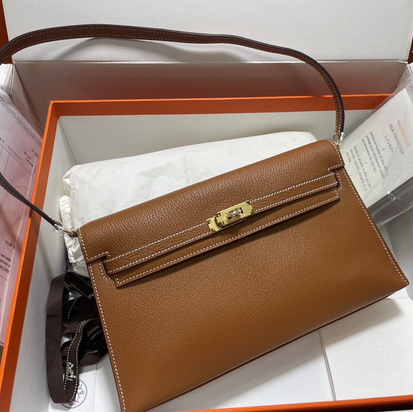 Kelly Elan Bag Brown Gold