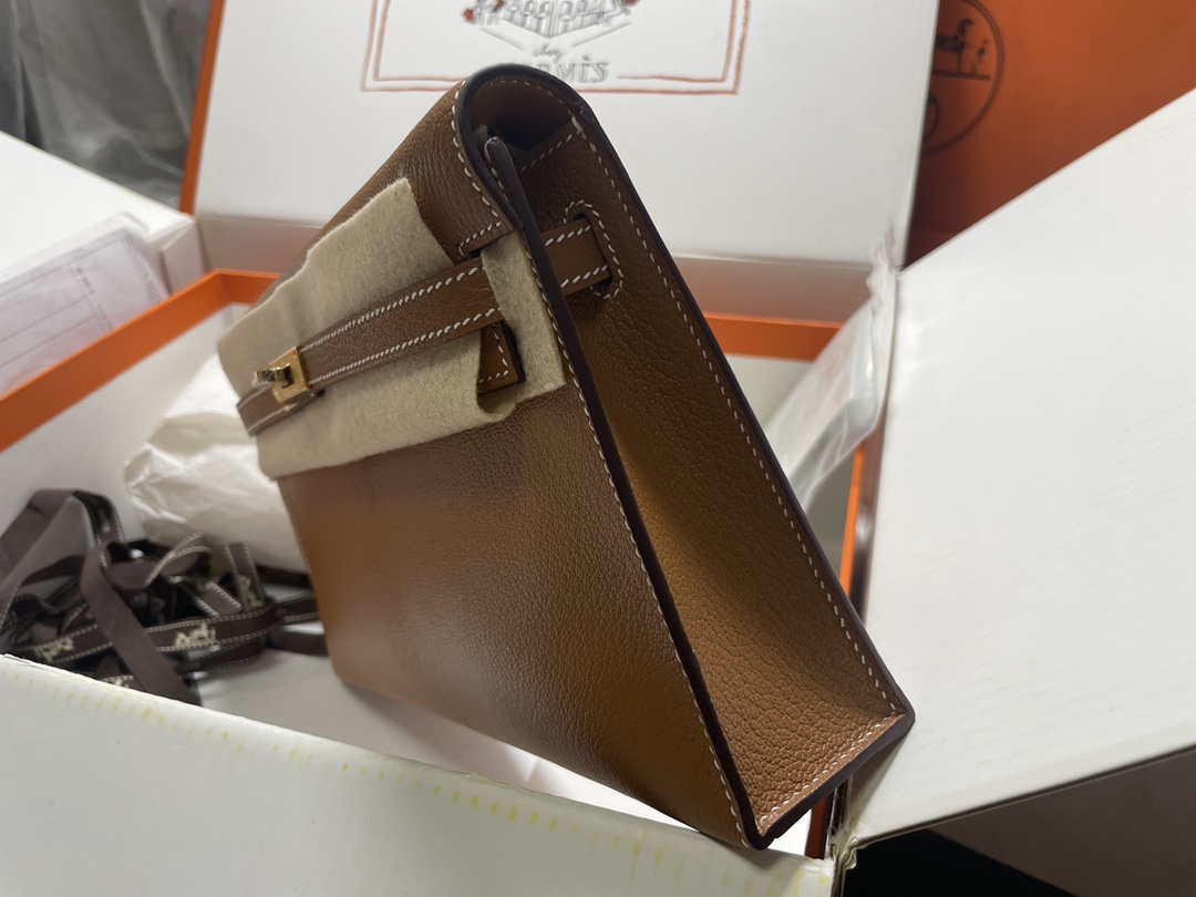Kelly Elan Bag Brown Gold
