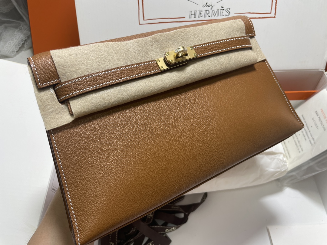 Kelly Elan Bag Brown Gold