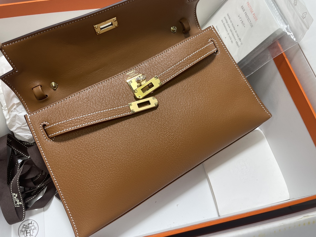 Kelly Elan Bag Brown Gold