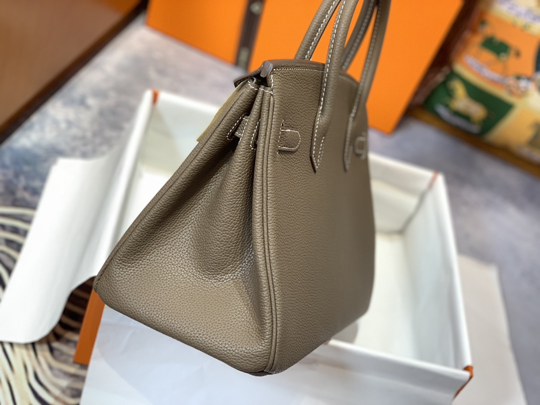 Brikin Bag Brown and Silver