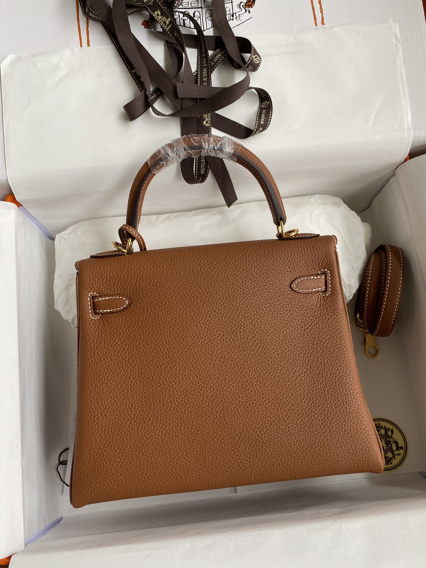 Birkin Bag 2 Brown Gold