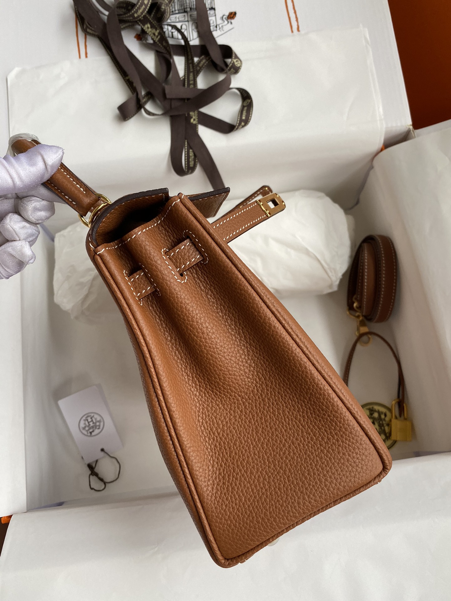 Birkin Bag 2 Brown Gold