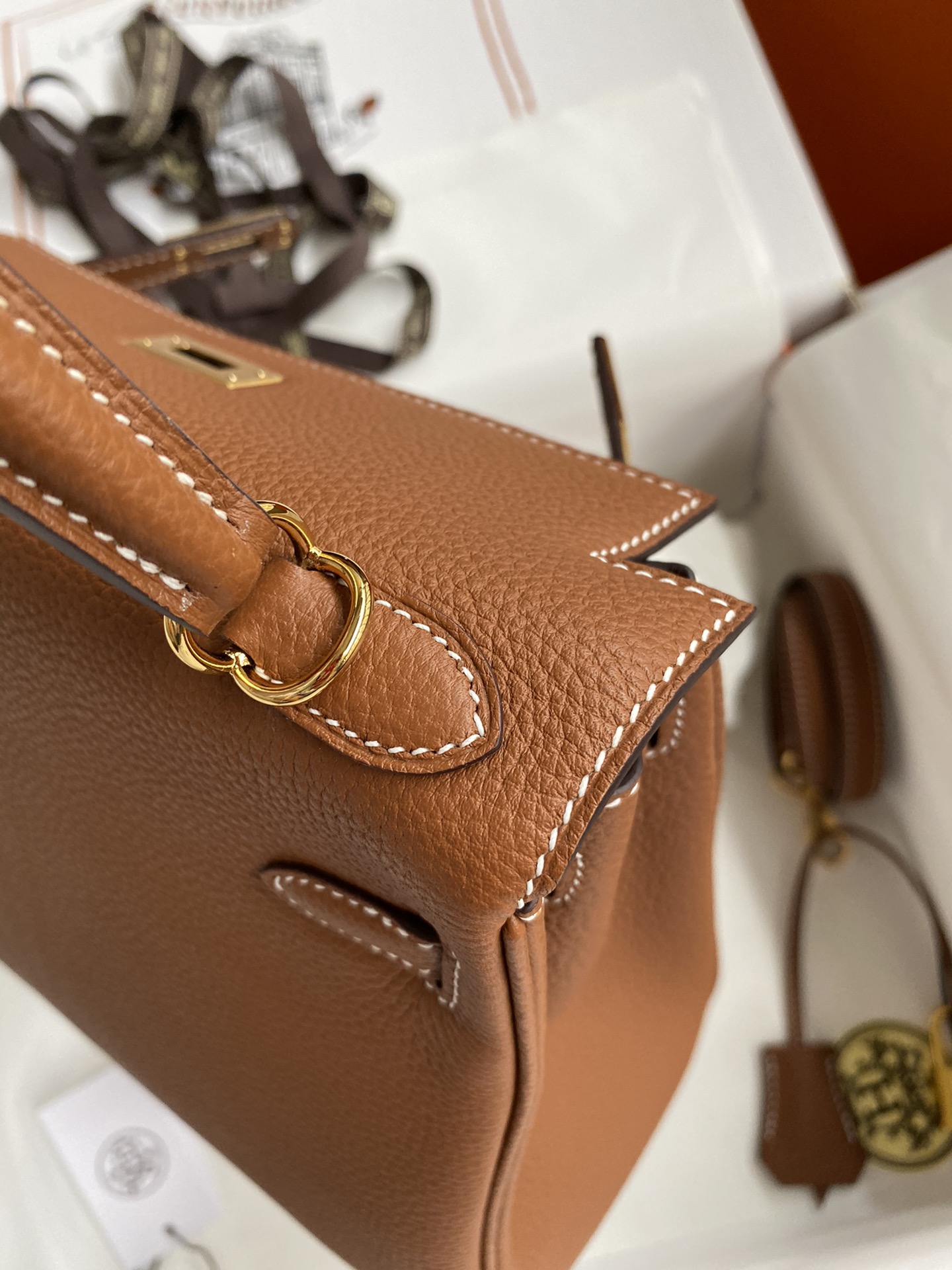 Birkin Bag 2 Brown Gold