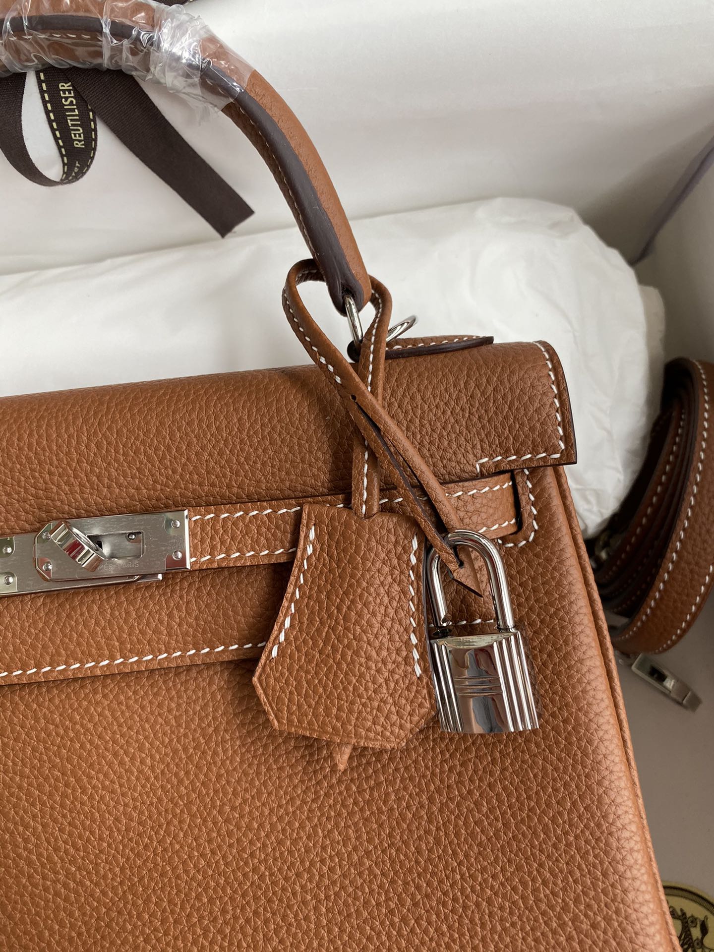 Birkin Bag 2 Brown Silver