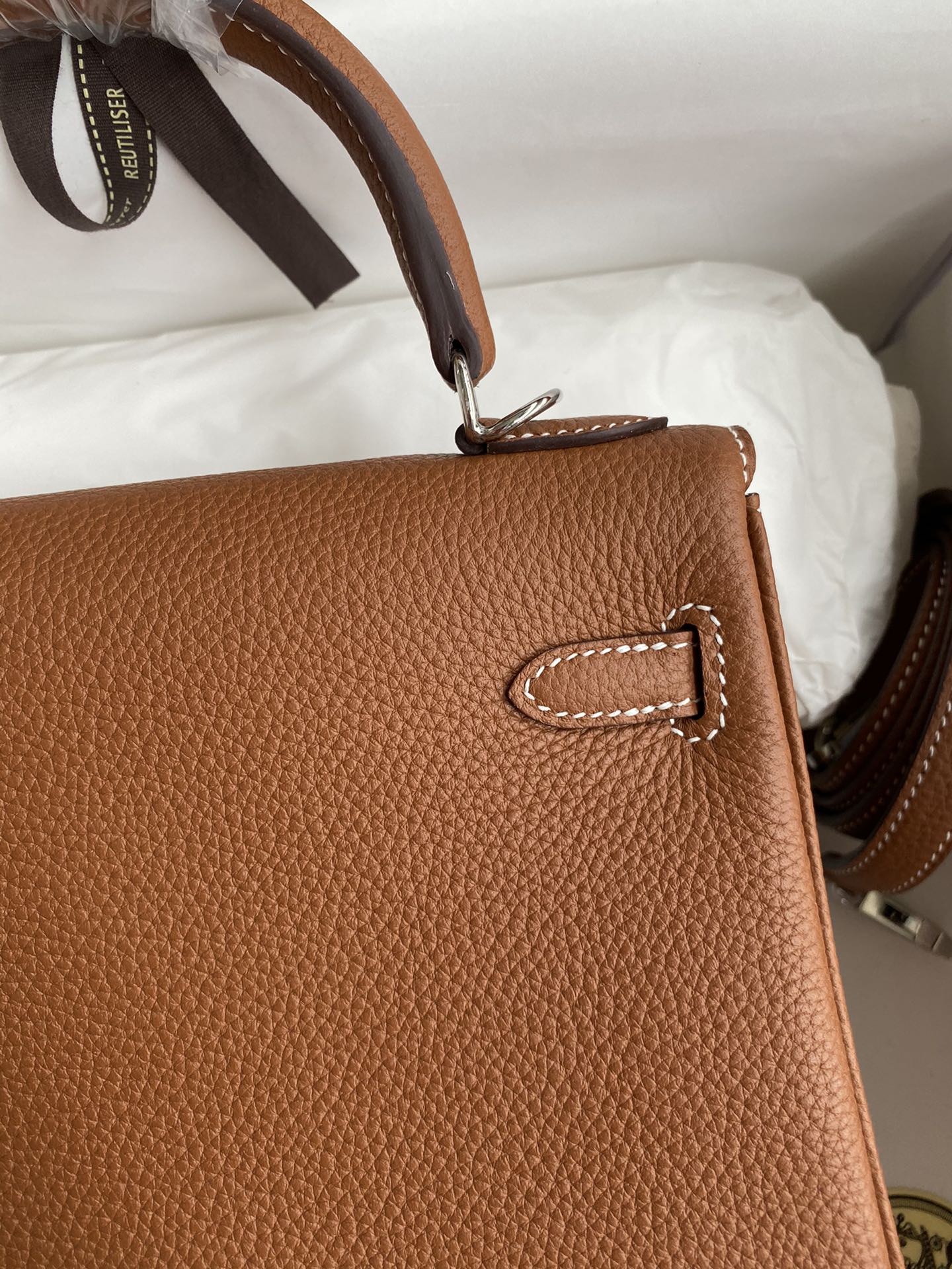 Birkin Bag 2 Brown Silver