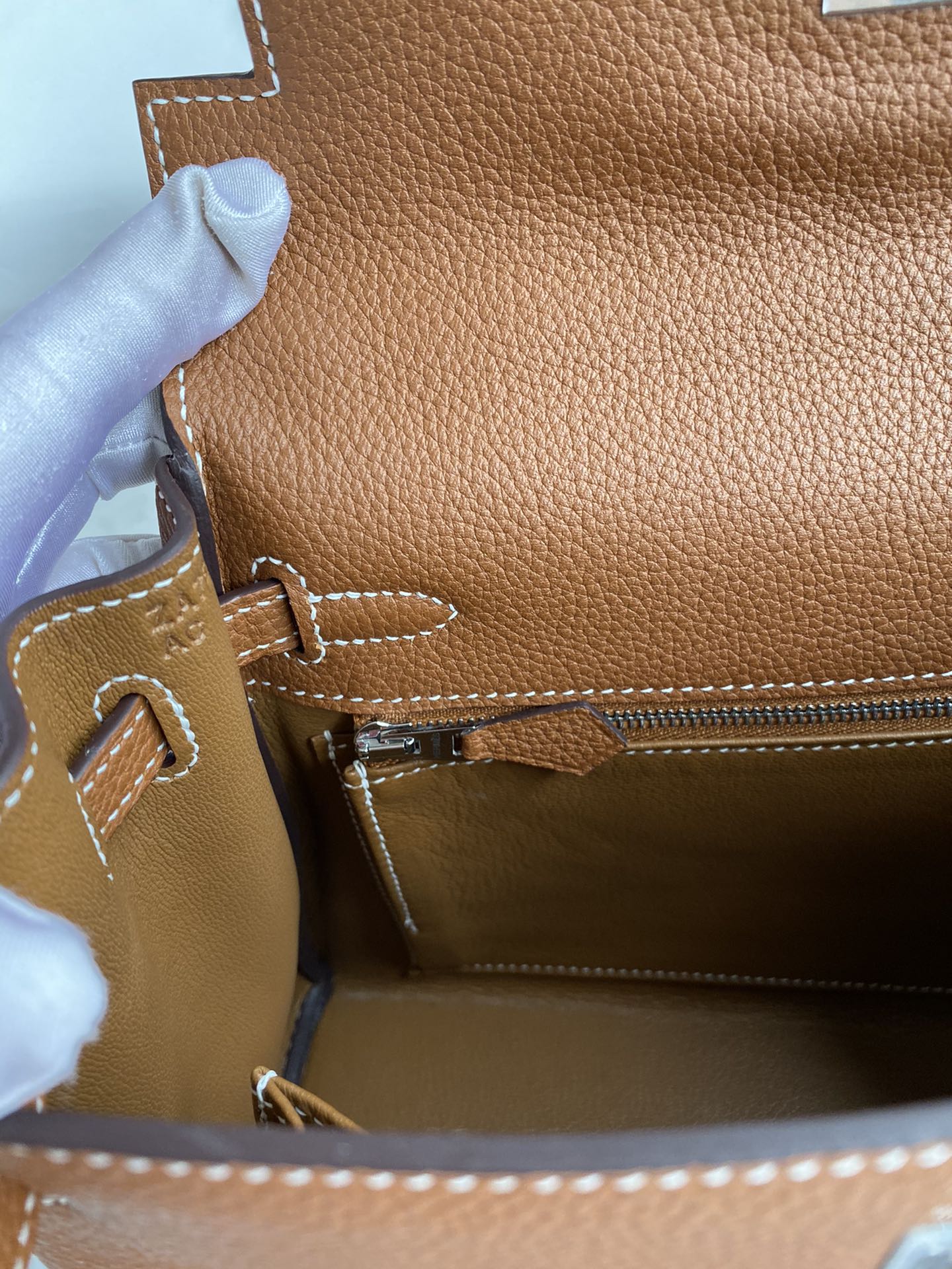 Birkin Bag 2 Brown Silver