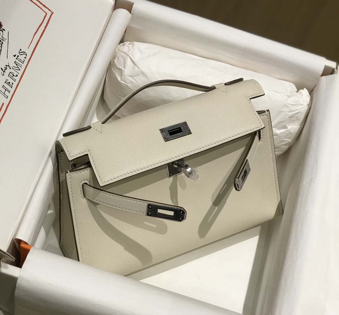 Mini Kelly Bag 2 White