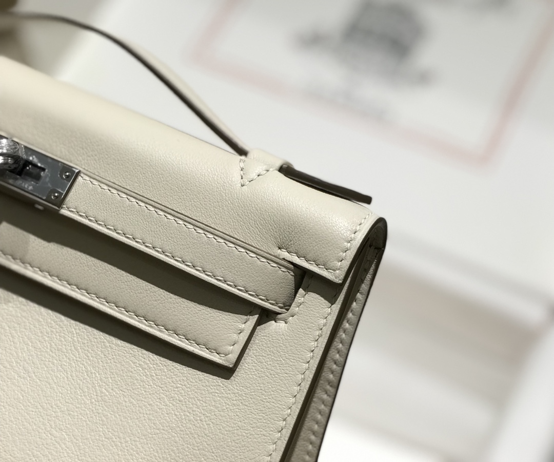Mini Kelly Bag 2 White