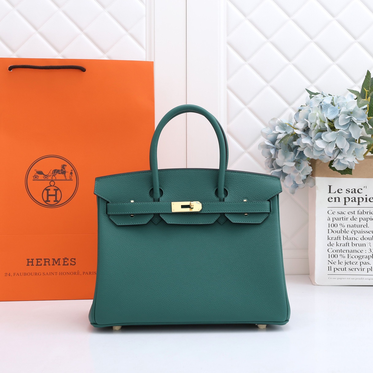 Birkin Bag 3 Green