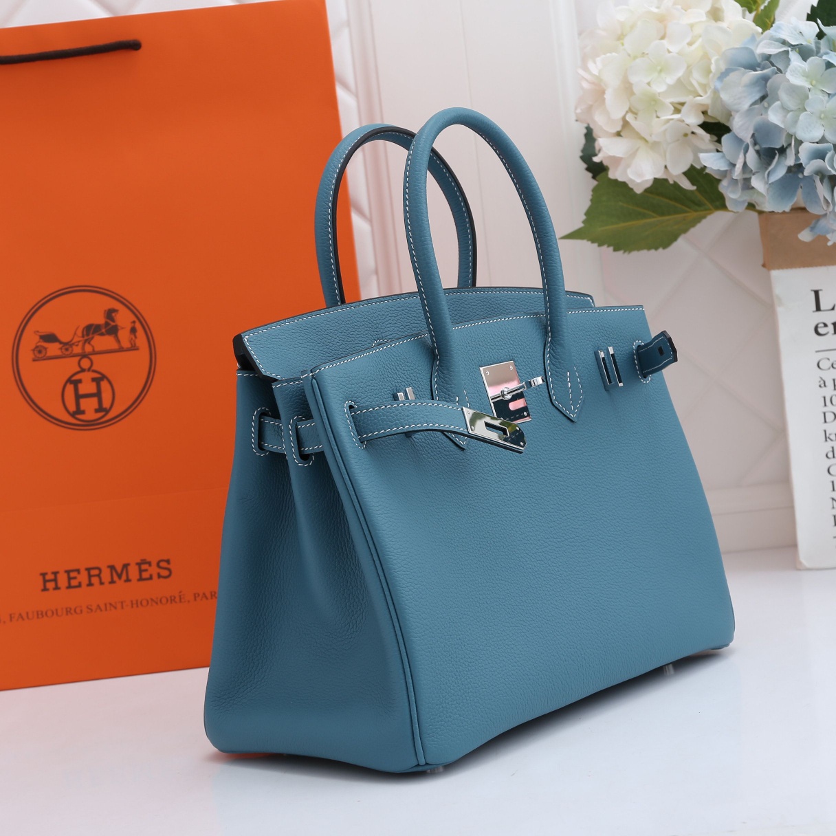 Birkin Bag 3 Blue