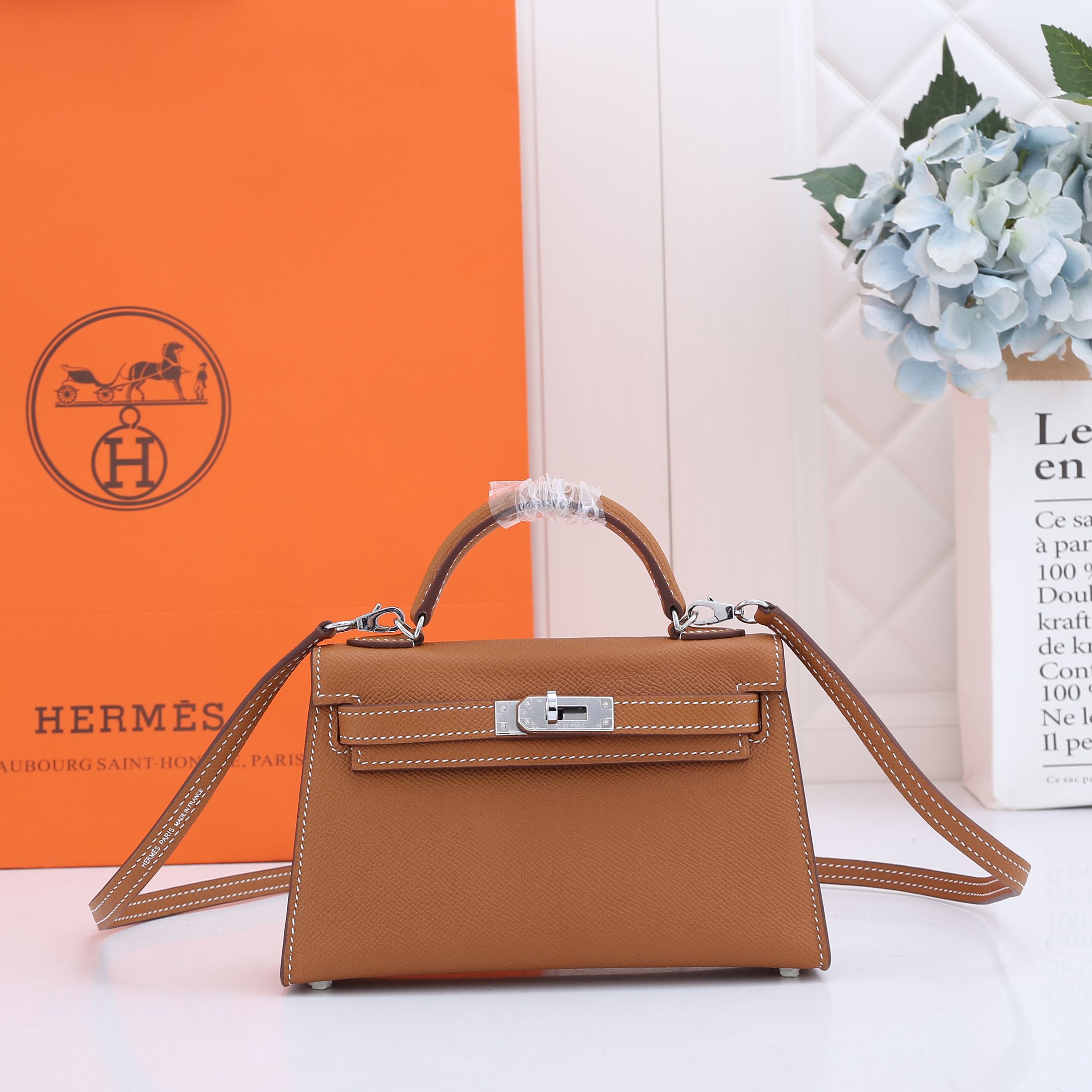 Birkin Bag 3 Brown 19CM