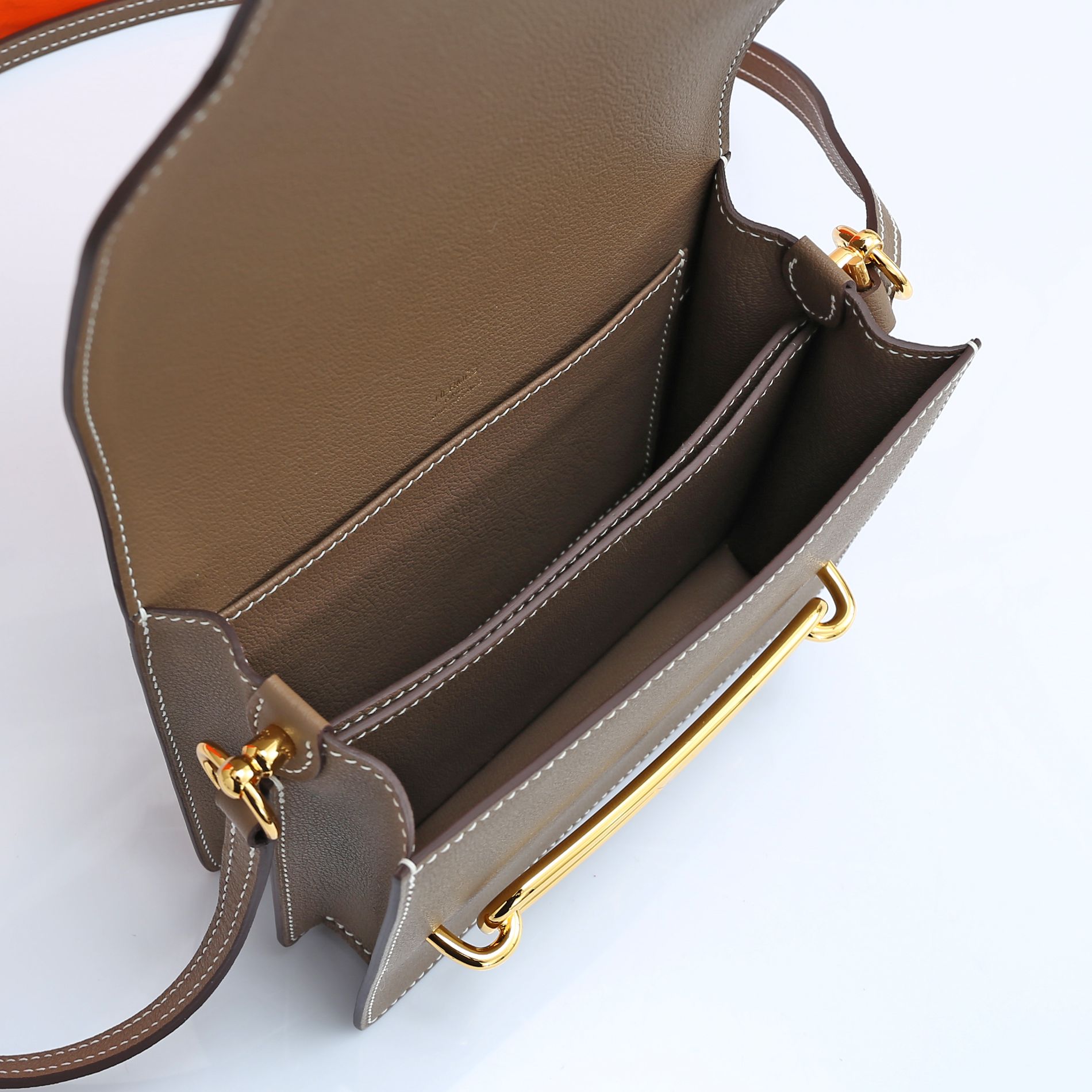 Roulis Bag Elephant Gray Gold 19CM