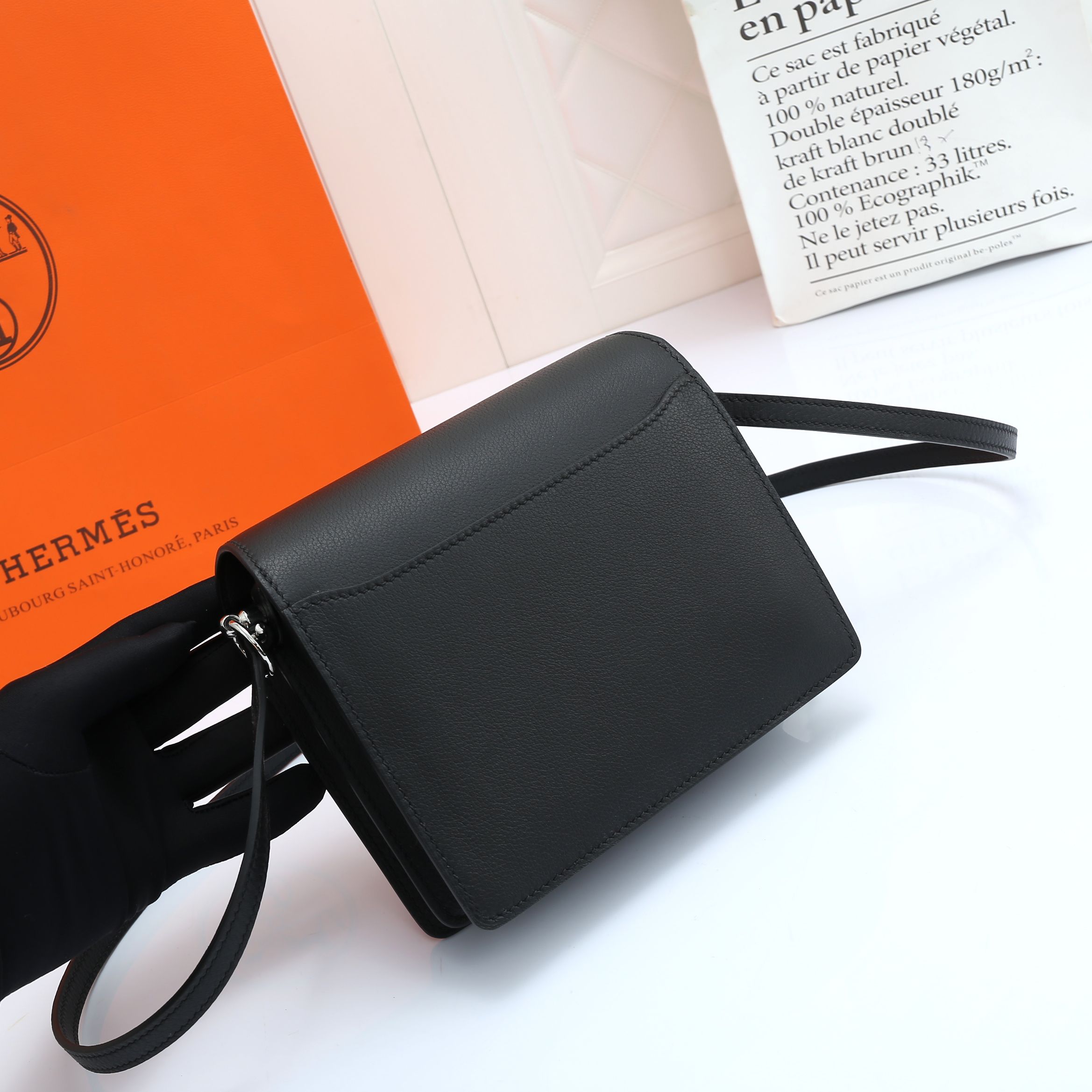 Roulis Bag Black Silver 19CM