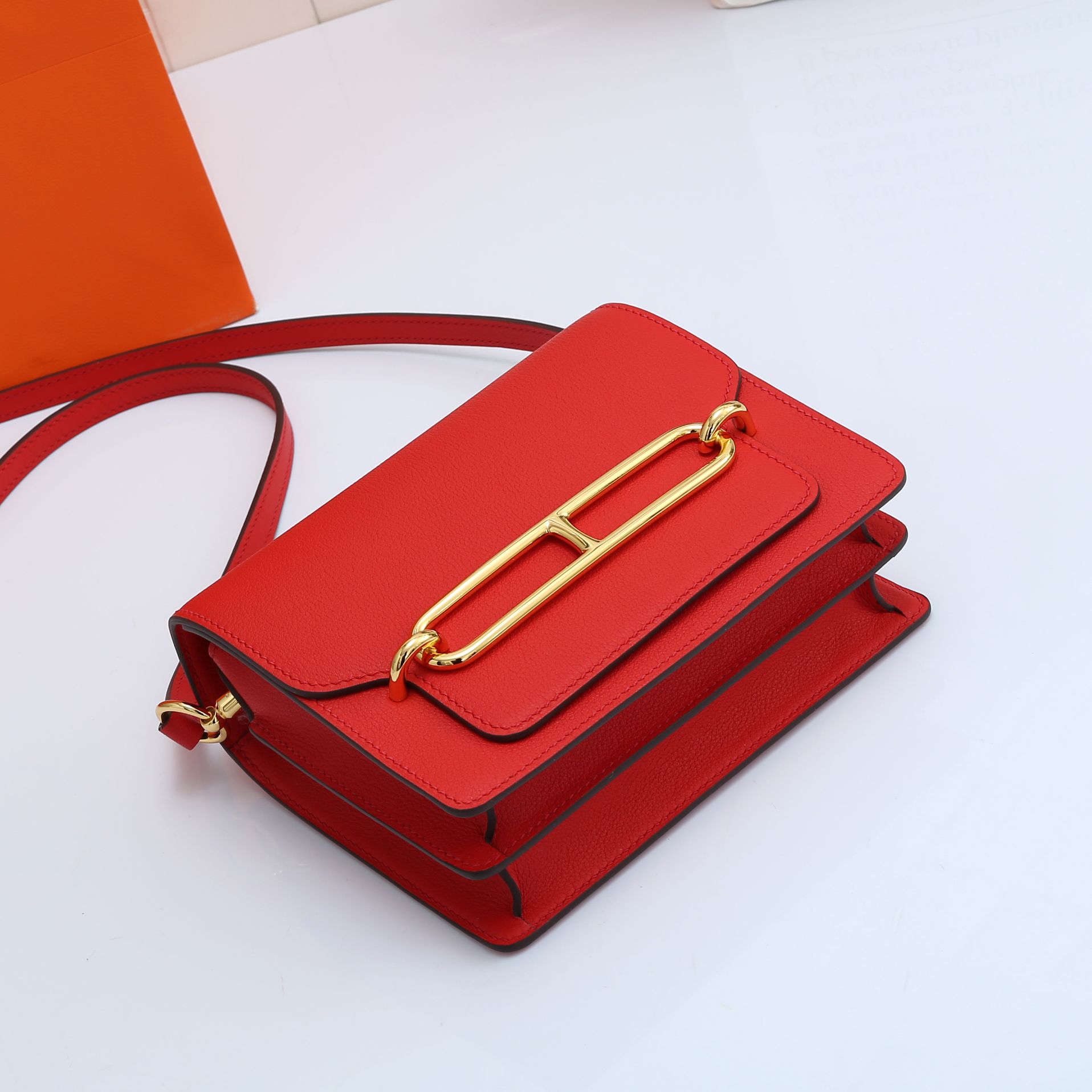 Roulis Bag Red Gold 19CM