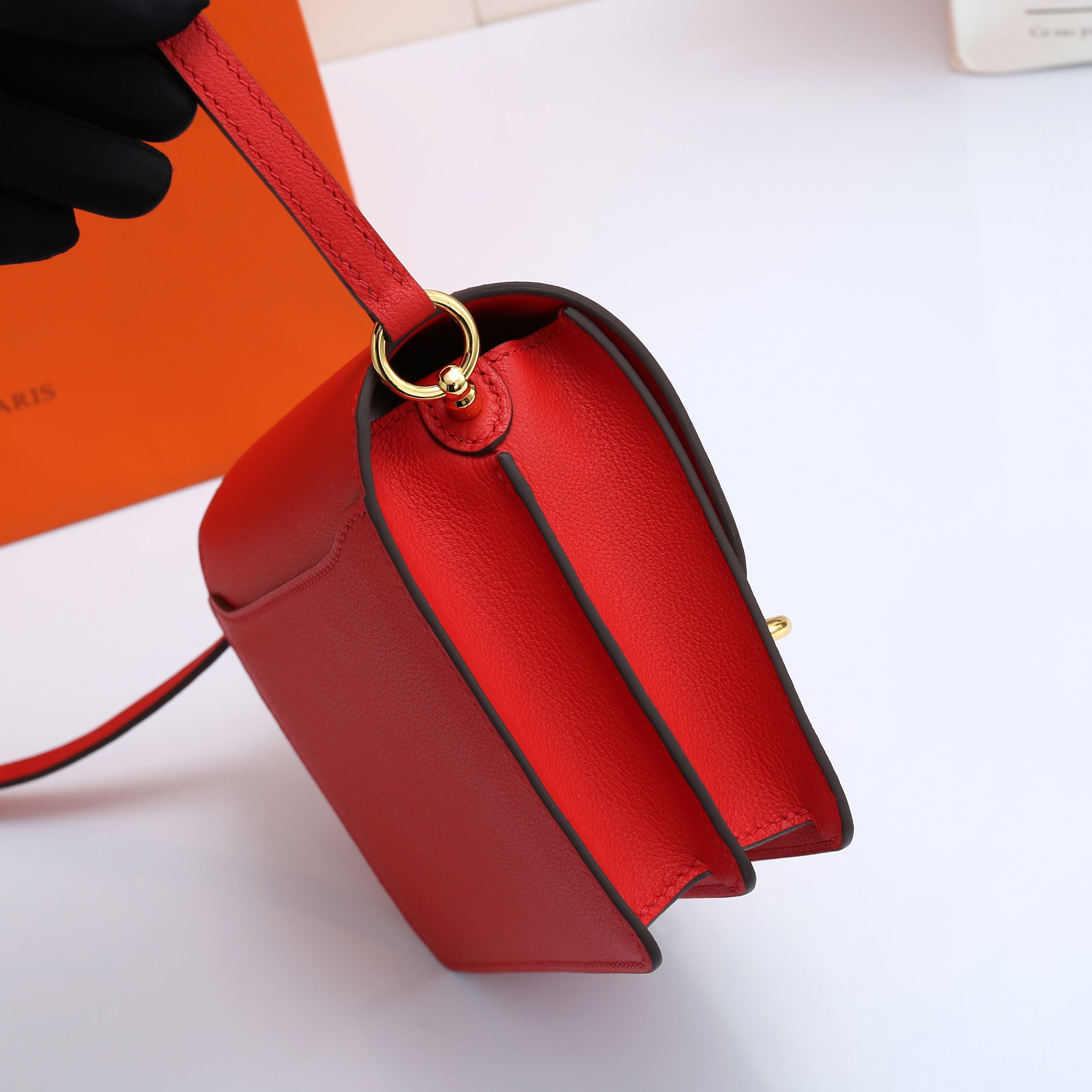 Roulis Bag Red Gold 19CM