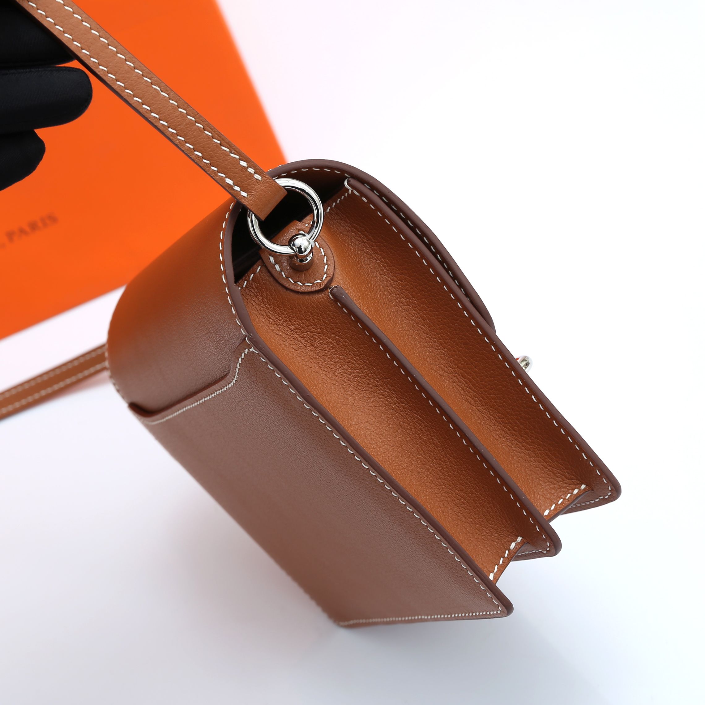 Roulis Bag Brown Silver 19CM