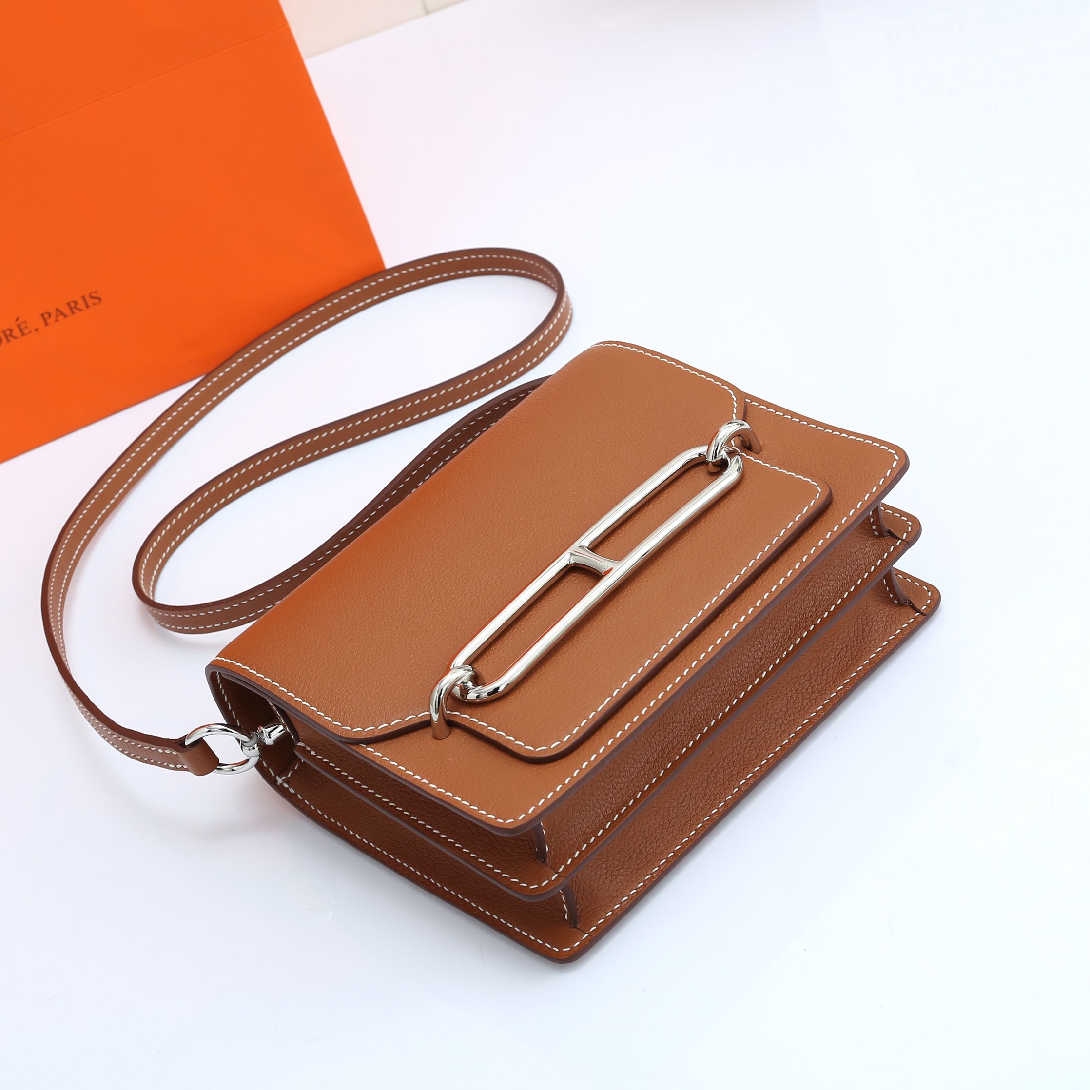 Roulis Bag Brown Silver 19CM