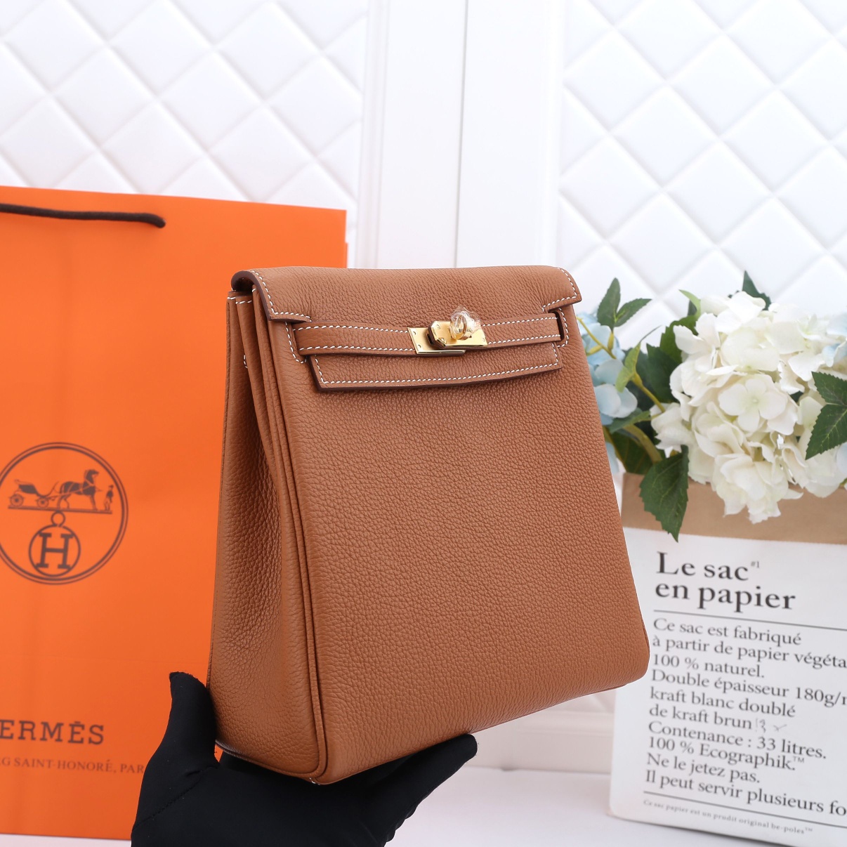 Kelly Ado Backpack Brown 22cm